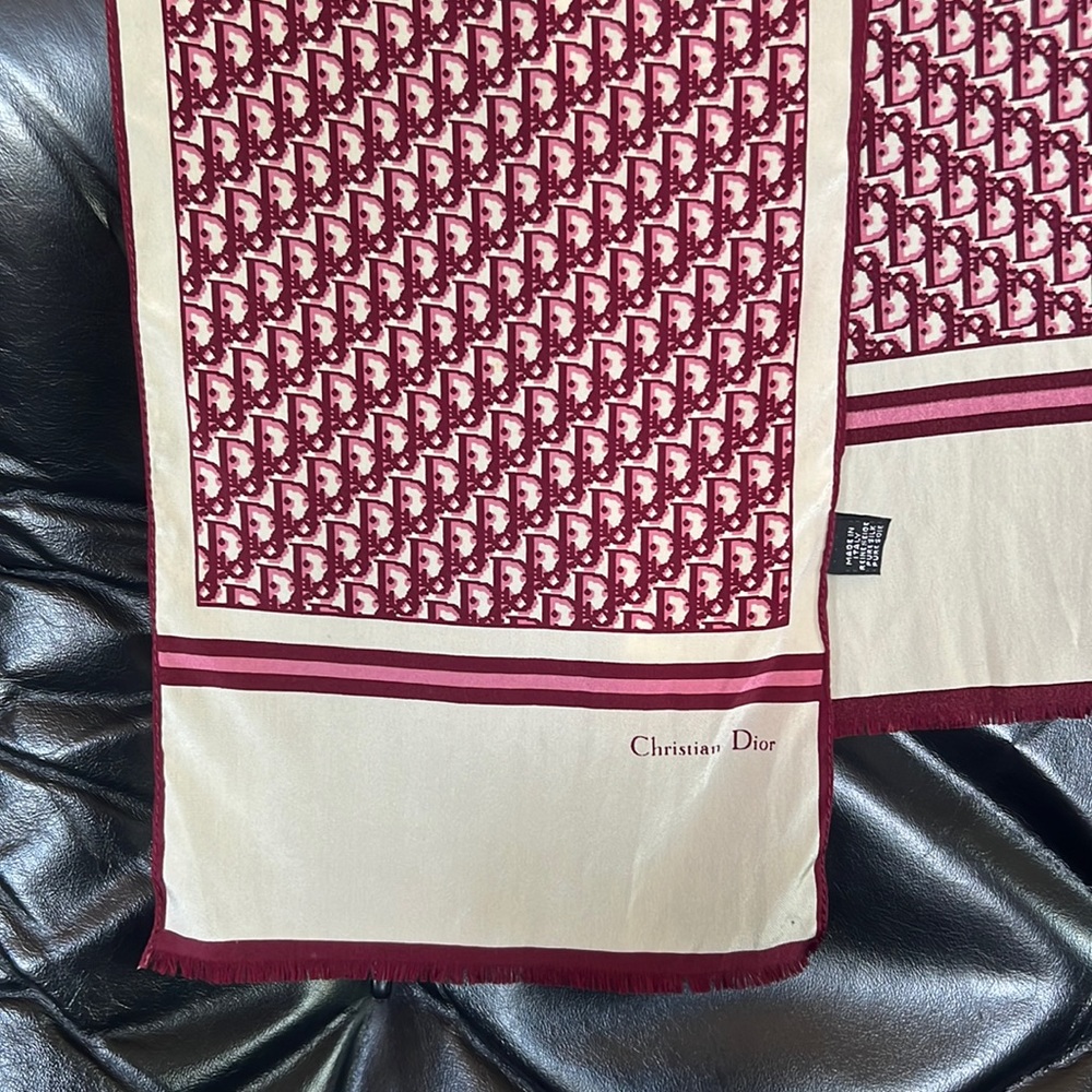 Vintage Dior silk scarf